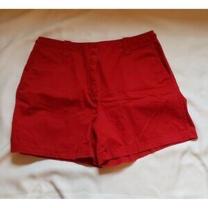 Ralph Lauren Women's Red Shorts SZ 16